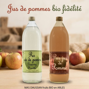 Jus de pommes bio fidélité