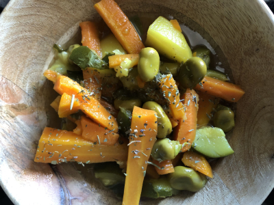 Jardinière de légumes bio